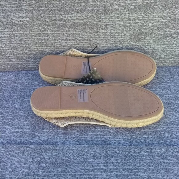 NEW Dolce Vita DV Target Women's Desiree Beige Tan Espadrille Flats Jute Size 9 - Picture 3 of 8